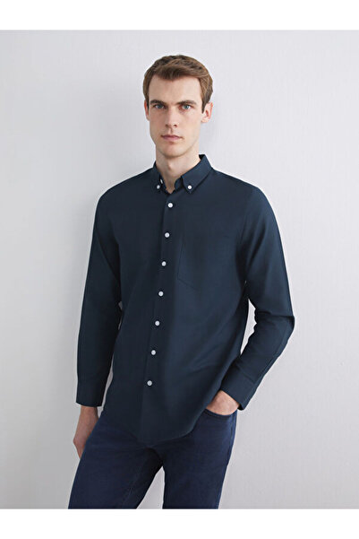 LC Waikiki Regular Fit Long Sleeve Dobby Men's Shirt