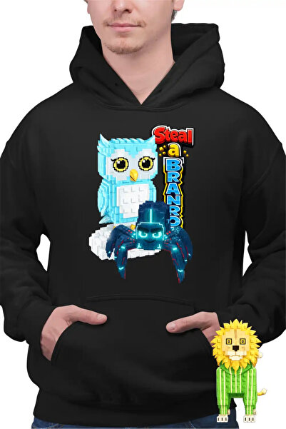 OEM Hanorac Barbati Steal Brainrot Clickerrinocrabo Roblox Meme