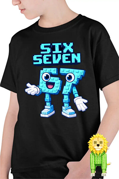 OEM Tricou Copii Baieti Six Seven Meme Roblox 67 Sase Sapte Steal a Brainrot