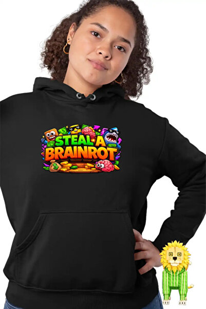 OEM Hanorac Femei Steal a Brainrot Roblox Meme