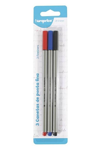 Europrice 3 markeri fine de 0,4 mm