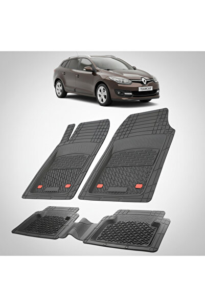TEAMCAR Πατάκια δαπέδου συμβατά με Renault Megane III 1 Estate (Grandtour) 20...