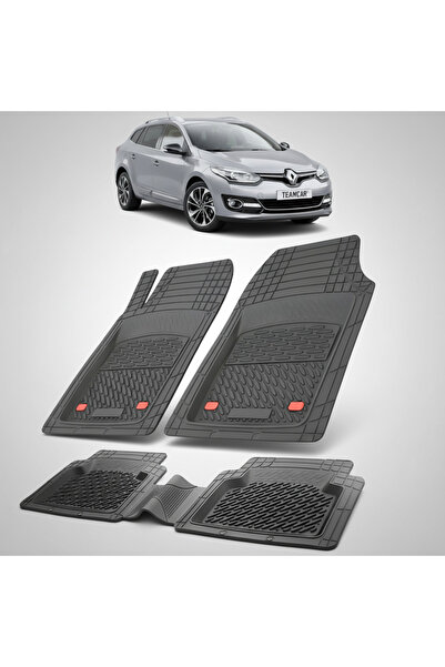 TEAMCAR Πατάκια δαπέδου συμβατά με Renault Megane III 3 Estate (Grandtour) 20...