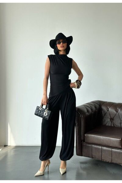 Butik Ross Kagura Drapelled Suit