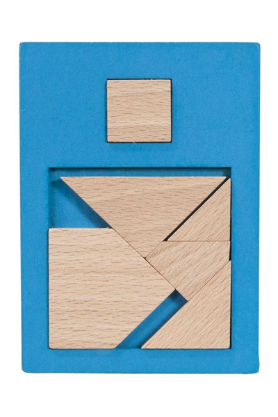 Fridolin Joc logic IQ puzzle din lemn Extra piesa-2,