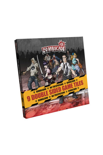 Cool Mini Or Not Zombicide Season 1: 9 Double Sided Board Game Tiles