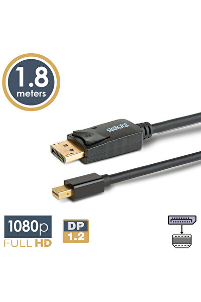 DELIGHT DisplayPort - Displayport mini cable - 1.2 - 1080P - 1.8 m