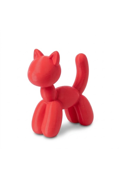 vetria Balon Kedi Biblo – PLA Dekoratif Heykel, Modern Ev & Ofis Aksesuarı