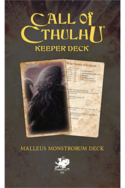 Chaosium Call of Cthulhu RPG - The Malleus Monstrorum Keeper Deck