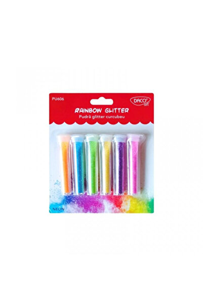 LEX Αξεσουάρ χειροτεχνίας - Πούδρα με γκλίτερ ουράνιο τόξο PU606