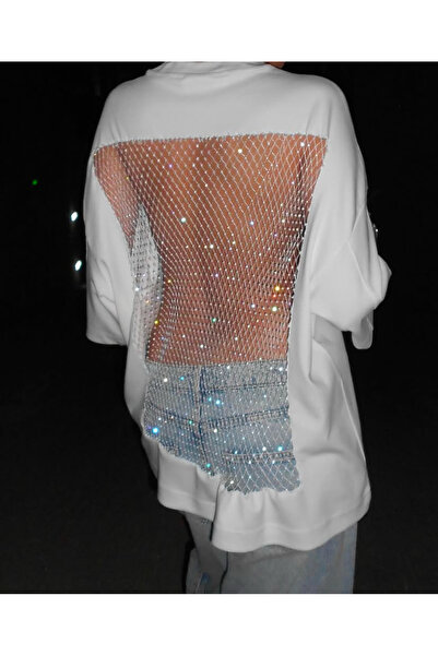 DEEFWEAR Tricou unisex supradimensionat cu detaliu la spate