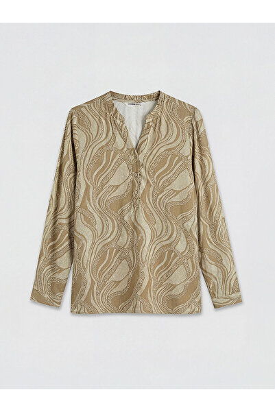 LC Waikiki Özmarka Νέα Σεζόν Μπλούζα με Σχέδιο στον Γιακά