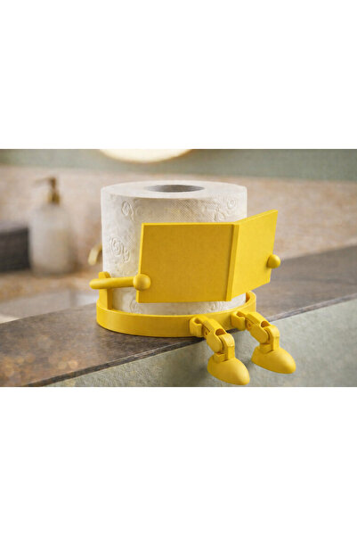 farist حامل ورق التواليت على شكل كتاب - إكسسوار مرح للحمام - حامل ورق التوالي...