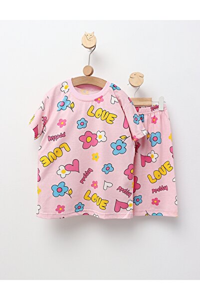 MiniKids Λατρεύω τις καλοκαιρινές πιτζάμες, με ροζ