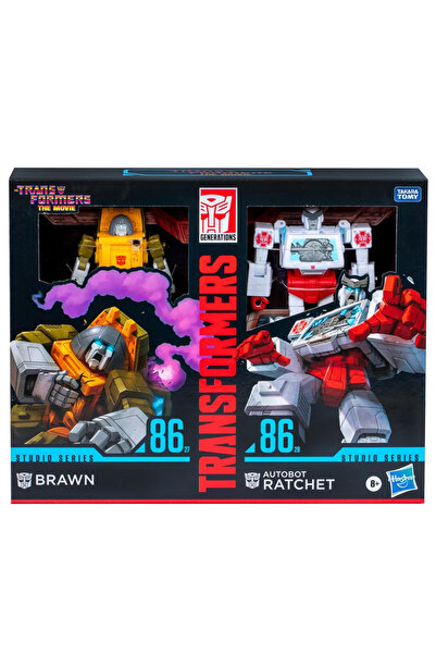 Hasbro Games Transformers Studio Series Deluxe Brawn & Autobot Ratchet