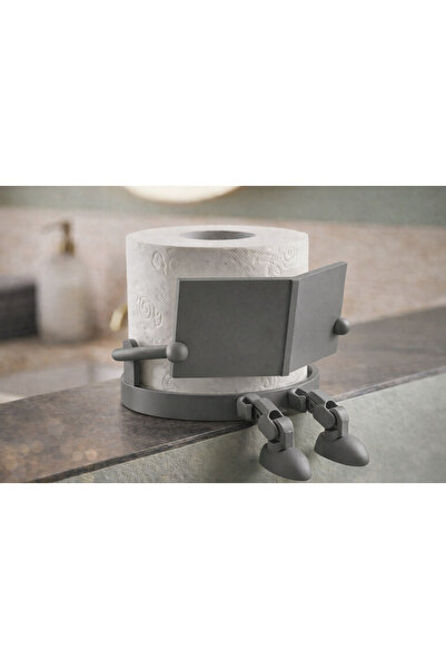 farist حامل ورق التواليت على شكل كتاب - إكسسوار مرح للحمام - حامل ورق التوالي...