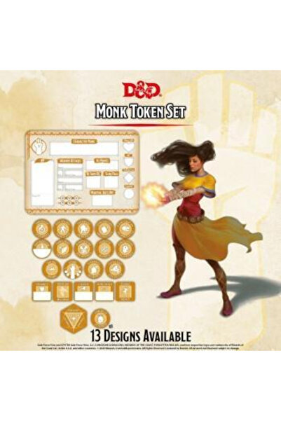 Other Dungeon & Dragons - Set de jetoane de călugăr