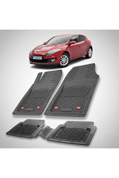 TEAMCAR Πατάκια δαπέδου συμβατά με Renault Megane III 1 Hatchback 2008-2012 |...