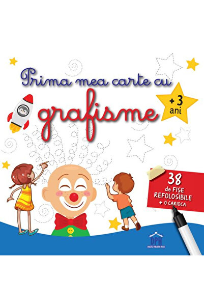 Didactica Publishing House Prima mea carte cu grafisme – 38 fise refolosibile...