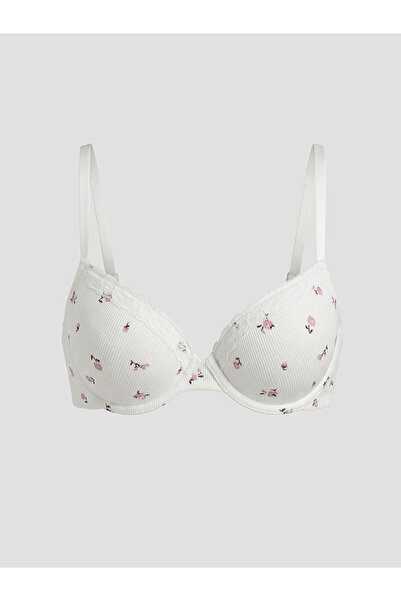 LC Waikiki Peak New Season Wired Padded Floral T-Shirt Bra