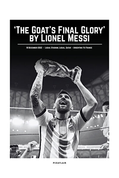 Pixaflair - Lionel Messi Moment - Tablo - Çerçevesiz Poster