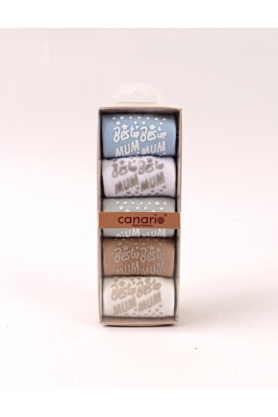 MiniKids Set of 5 pairs of BEST MUM socks for boys