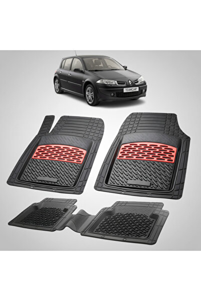 TEAMCAR Πατάκια δαπέδου συμβατά με Renault Megane II 2 Hatchback 2006-2009 | ...