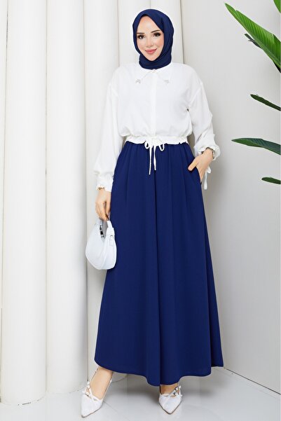 MODA MAÇKA PARK Pantolon Etek Viral Pattern 95cm