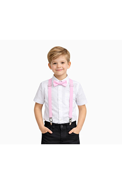 Ümiteks world of clothes Boys' Short Sleeve Shirt and Hanger Bow Tie