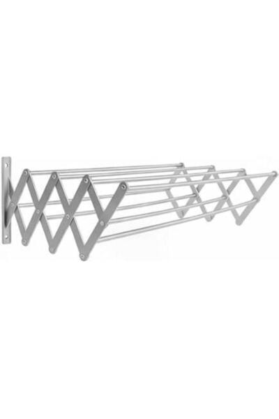 MAVİ TREND Alüminyum Akordiyon Balkon Çamaşır Kurutmalık 85 Cm 9 Gözlü Kurutm...