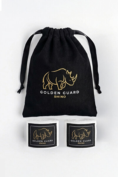 Golden Guard Rhino Beyaz Profesyonel Boks Bandajı 4 Metre MMA Kick Boks Muay ...