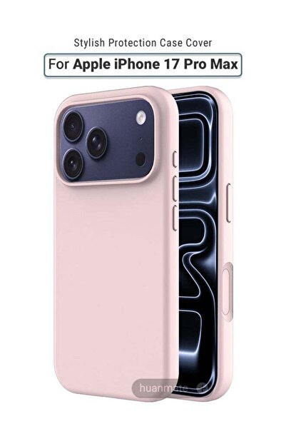 MOBILAX Huanmit Case for Apple iPhone 17 Pro Max - Light Pink - TPU Silicone