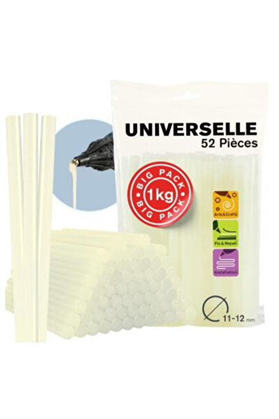 Rapid ECO-T 12mm x 190mm Hot Glue Sticks – Transparent, Fast Drying, 1kg Pack...