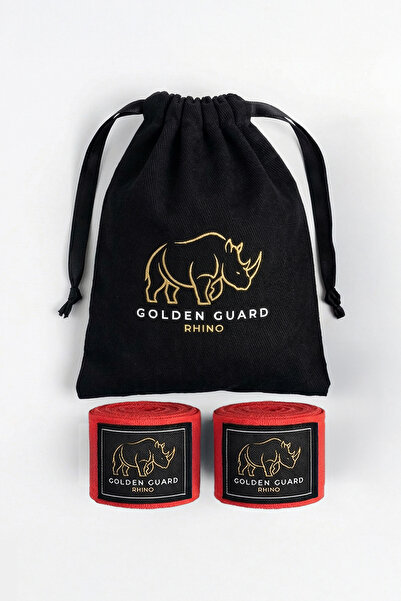 Golden Guard Rhino 4 Metre Kırmızı Boks Kickboks Muaythai Sanda Mma El Bandaj...