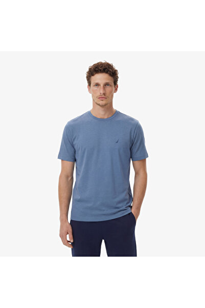 Nautica Erkek Mavi Regular Fit T-Shirt