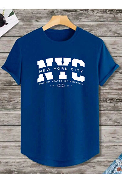 SUNFREE New York City Nyc Printed Oval Skirt Cotton Piece Summer Unisex Tshirt