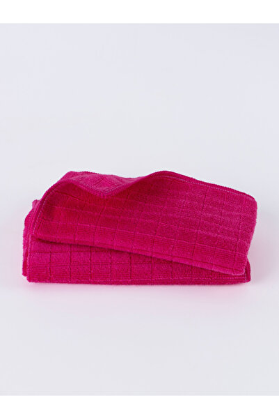 CAQA HOME قطعة قماش تنظيف من الألياف الدقيقة بنقش مربعات، عبوة من قطعتين بالل...