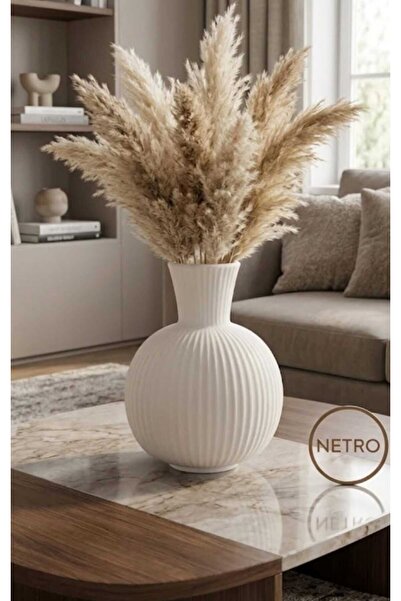 Home Decorative Vase Ceramic Stylish Vase Handmade Special Series 20 cm Curve...