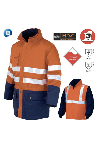 OEM Jacheta 3 in 1 Valdiezza pentru AI2, Portocaliu, marime 2XL 2XL