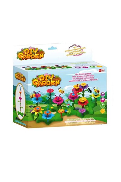 MATTELOT TOYS Set creativ pentru copii Gradina cu flori, 96 piese