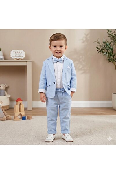 Baby Boy & Kids 4-Piece Baby Mevlüt and Feast Set with Bow Tie and Shirt