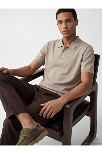 LC Waikiki Vizyon New Season Polo Neck Men's Knitwear Sweater