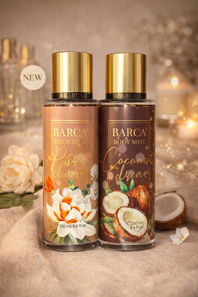 Barca Body Mist Pure Charm + Coconut Dream Vücut Spreyi 2’li Set 250 ml + 250 ml