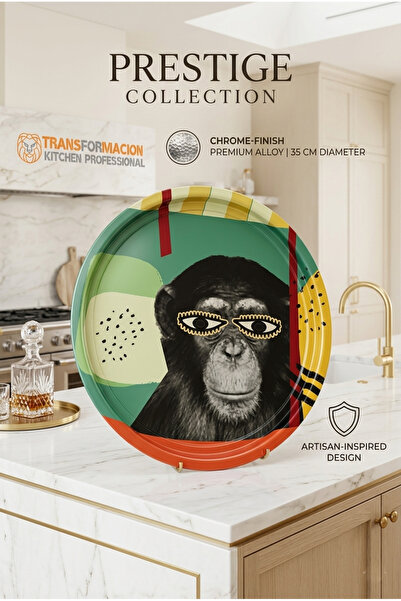 Transformacion Rebel Artistic Design Presentation Tray - 35 cm Rebel Monkey F...