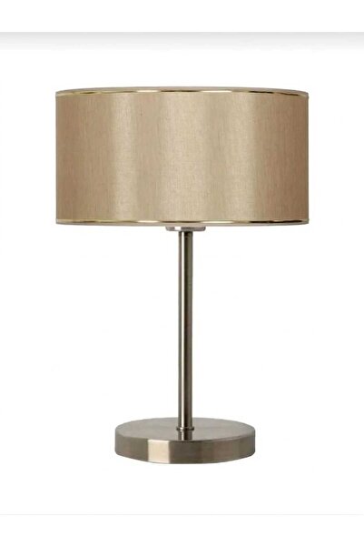 Lunacclight sarı şeritli vizon abajur mat eskitme ayak