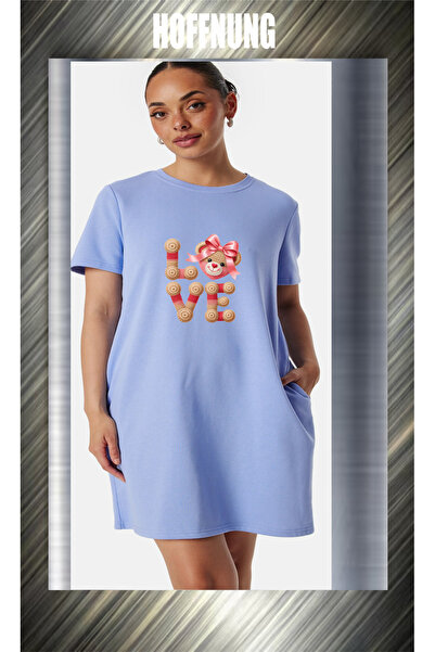 HOFFNUNG UNISEX κοντομάνικο μπλουζάκι με στρογγυλή λαιμόκοψη, με στάμπα κεφάλ...