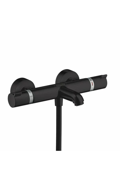 Hansgrohe Baterie cada - dus termostatata Ecostat Comfort negru mat