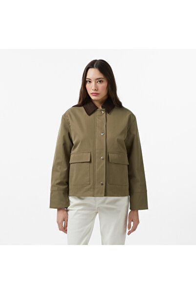 Nautica Kadın Yeşil Regular Fit Ceket