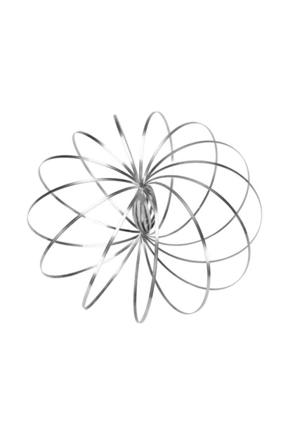 Magic Brățară inelară 3D Flow, metalică, 14 cm argintie