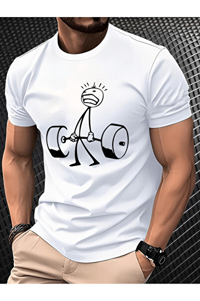 one button Aparat de ridicare greutăți cu imprimeu cu personaje Premium supra...